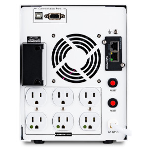 CyberPower M1100XL Mini-Tower UPS, UL Rated, sealed LCD panel, 6 NEMA 5-15R-HG